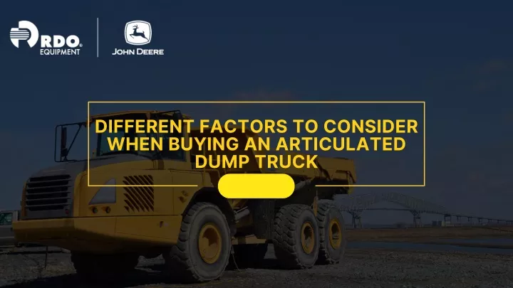 different factors to consider when buying