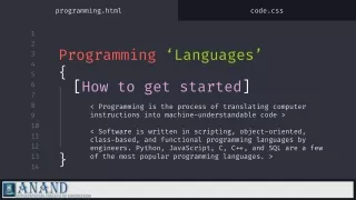 How to get started with programming languages