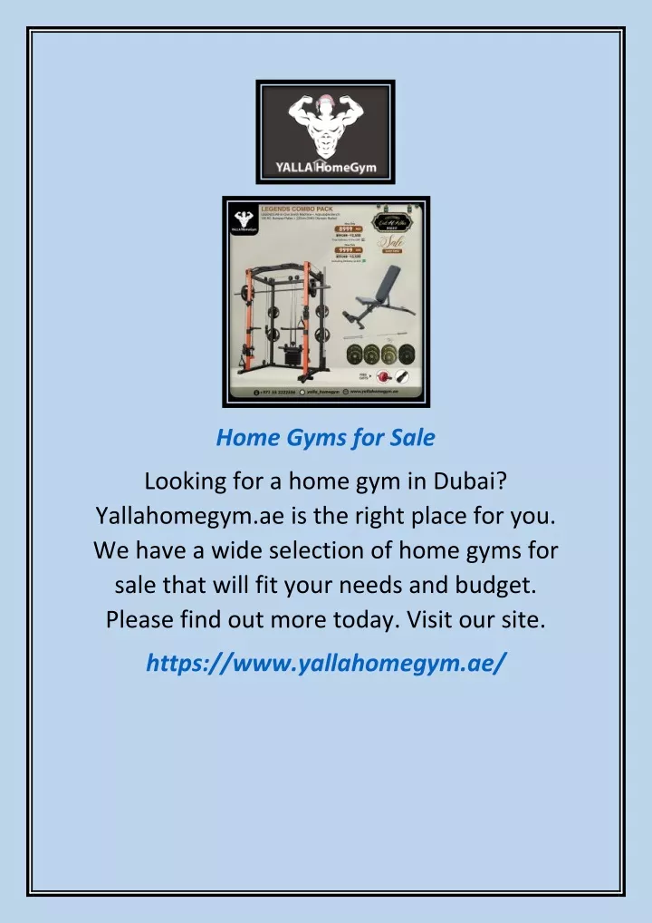home gyms for sale