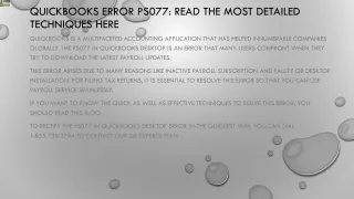 quickbooks error ps077 read the most detailed techniques here