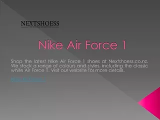 Nike Air Force 1 | Nextshoess.co.nz