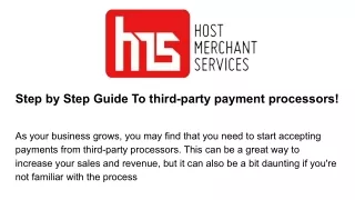 step by step guide to third party payment