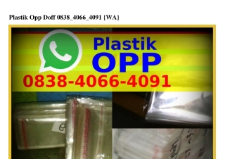 Plastik Opp Doff Ö8౩8.4ÖᏮᏮ.4Ö9l[WA]