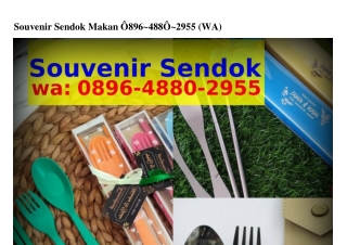 Souvenir Sendok Makan O8ᑫϬ.Կ88O.2ᑫ55{WA}