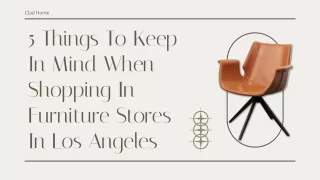 Tips For selection of Furniture Stores In Los Angeles