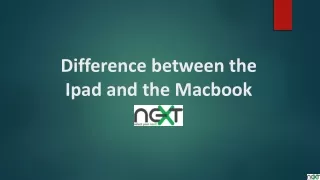 Difference between the Ipad and the Macbook