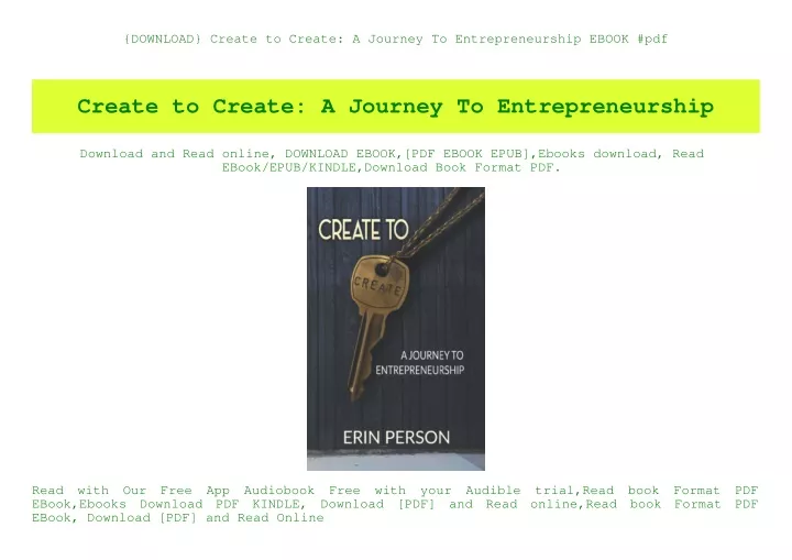 download create to create a journey