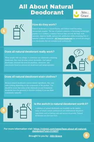 all about natural deodorant