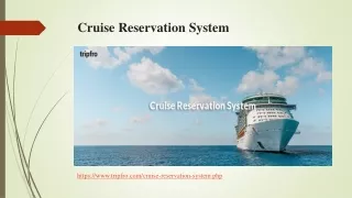 cruise reservation system