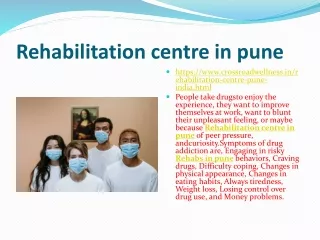 Rehabilitation centre in pune