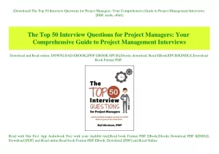 download the top 50 interview questions