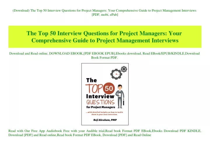 download the top 50 interview questions