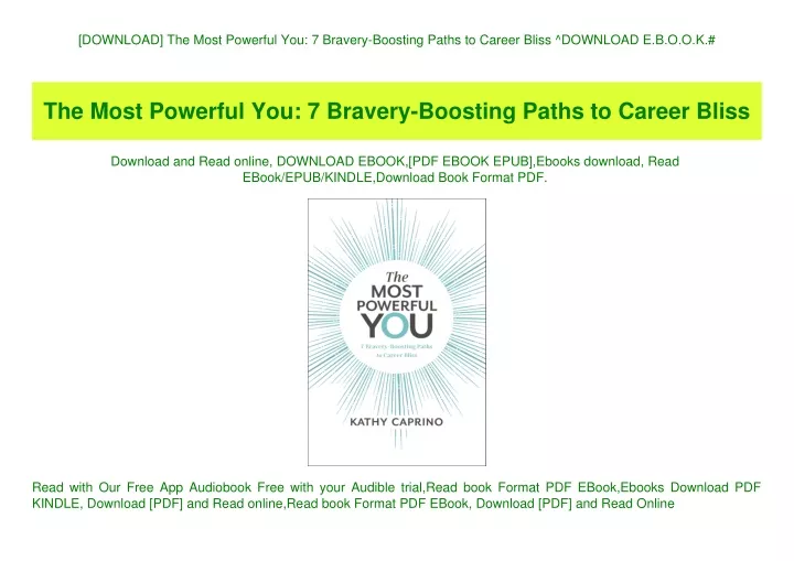 download the most powerful you 7 bravery boosting