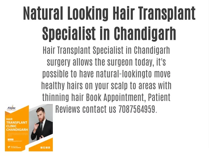 natural looking hair transplant specialist