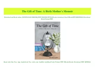 (READ)^ The Gift of Time A Birth Mother's Memoir Online Book