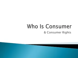 Consumer Rights in India