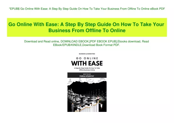 epub go online with ease a step by step guide