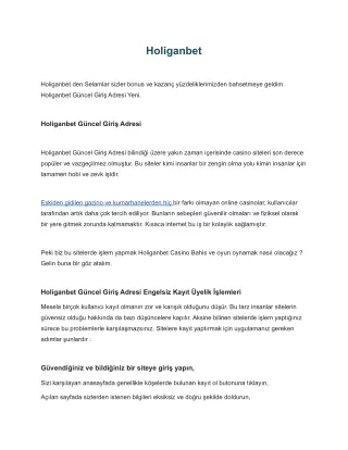 holiganbet