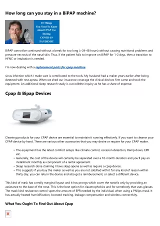 Does Medicare Cover Cpap Machines As Well As Products?