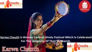 karwa chauth is women centred hindu festival