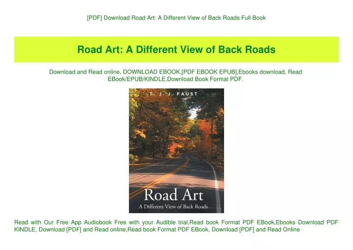 pdf download road art a different view of back