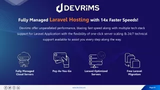 fully managed laravel hosting with 14x faster