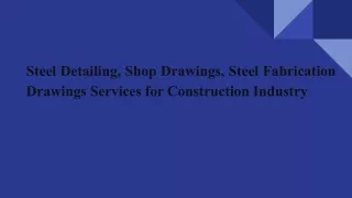 Steel Detailing, Shop Drawings, Steel Fabrication Drawings Services for Construction Industry-20_08_2022