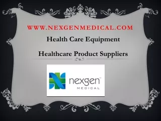 Medical Equipment Distributors - Surgical Supplies Companies