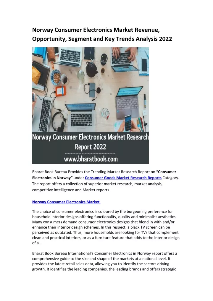 norway consumer electronics market revenue