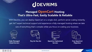 Managed OpenCart Hosting
