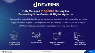 fully managed magento hosting for demanding store