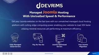 Managed Joomla Hosting