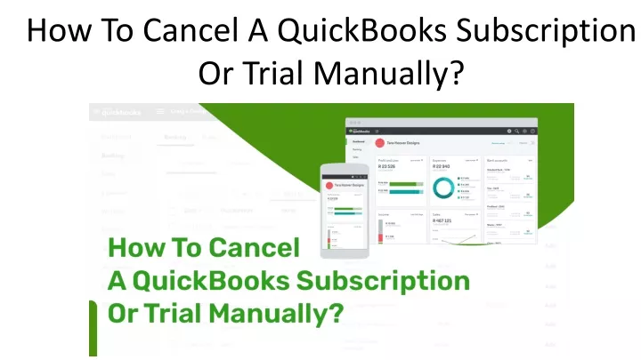 how to cancel a quickbooks subscription or trial