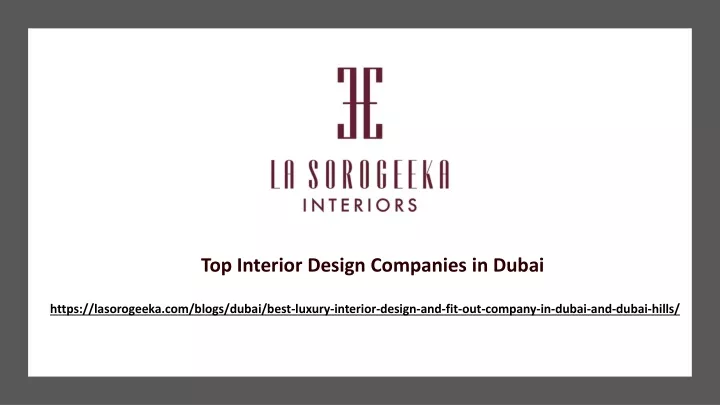 top interior design companies in dubai