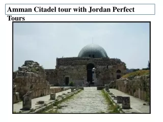 Amman Citadel tour with Jordan Perfect Tours