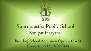swarnprastha public school sonipat haryana