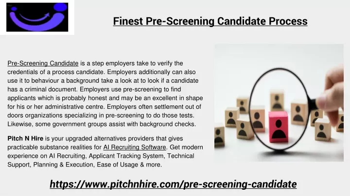 finest pre screening candidate process