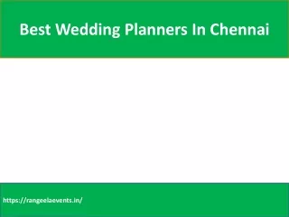 best wedding planners in chennai