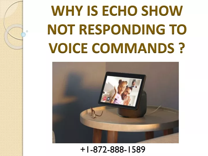 why is echo show not responding to voice commands