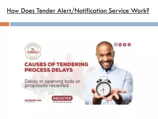 how does tender alert notification service work