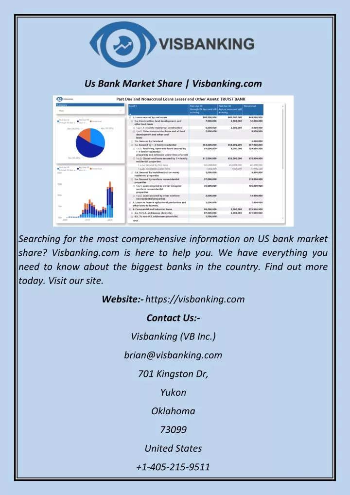 us bank market share visbanking com