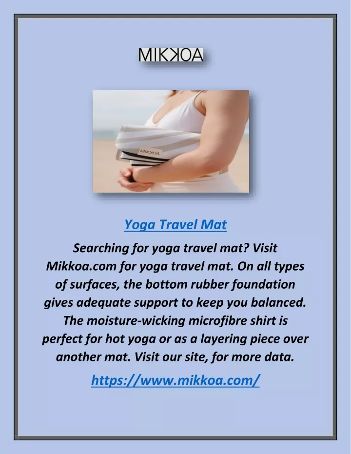 yoga travel mat