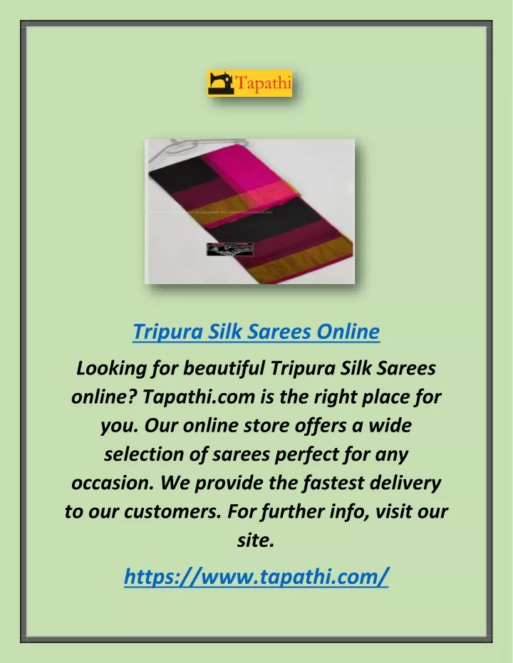 tripura silk sarees online