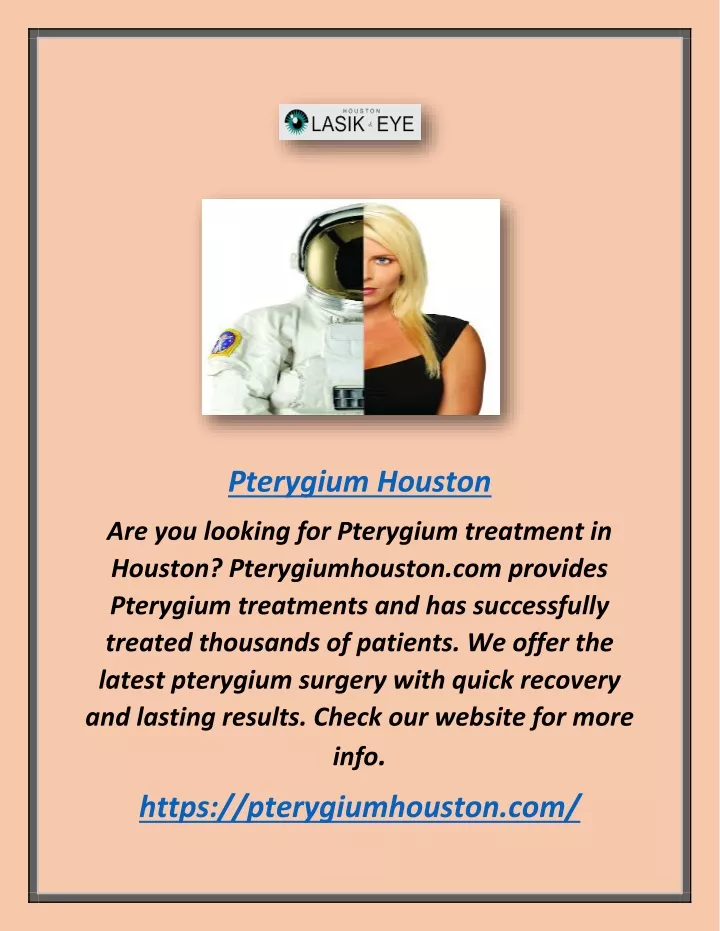 pterygium houston