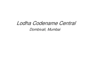 lodha codename central dombivali mumbai