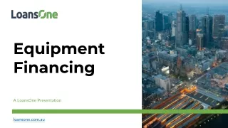 Equipment Financing