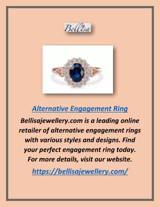 Alternative Engagement Ring | Bellisajewellery.com