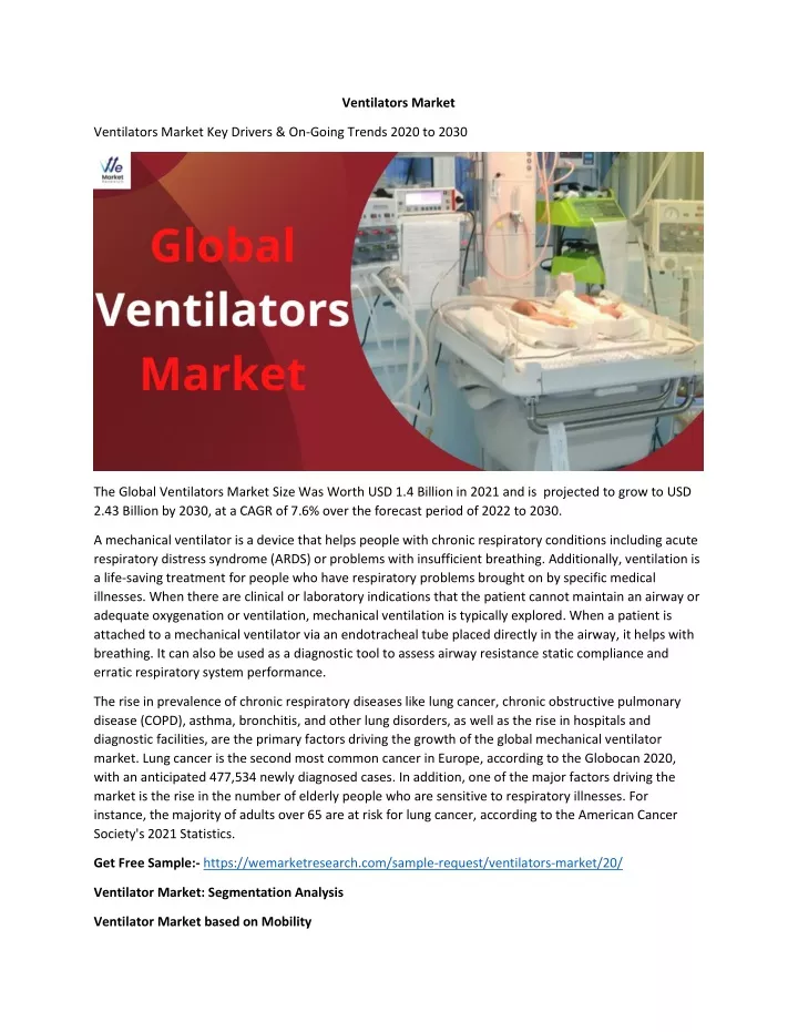 ventilators market