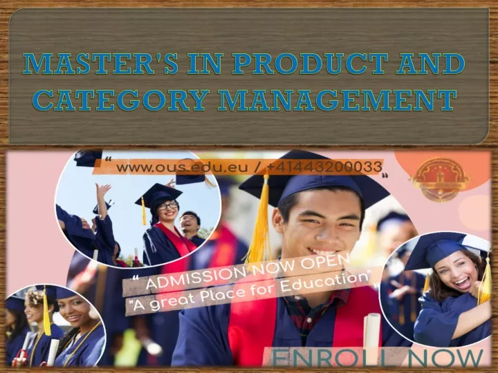 master s in product and category management