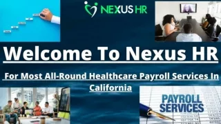 Most Prolific and Reputed Healthcare Payroll Services from Nexus HR